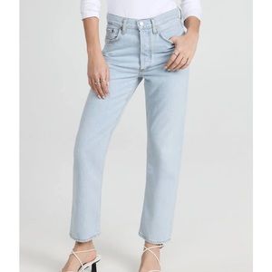 Agolde Lana crop mid rise straight jeans.. Size 26